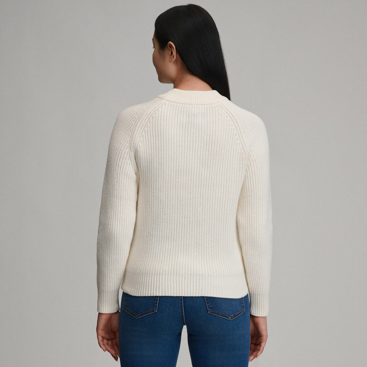 Women's Solid Mock-Neck Sweater | Eddie Bauer
