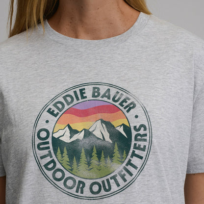 Women's Short-Sleeve Relaxed Boyfriend Graphic T-Shirt - Outdoor Outfi | Eddie Bauer