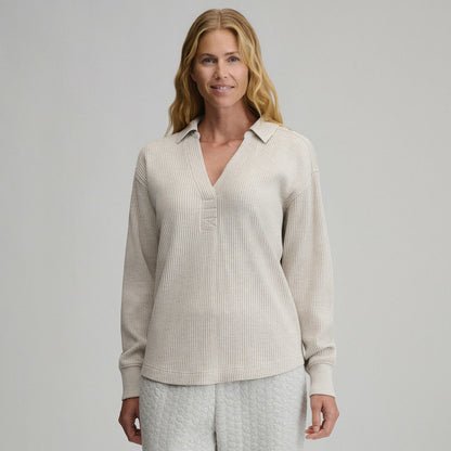Women's Lounge V-Neck Thermal Crew | Eddie Bauer