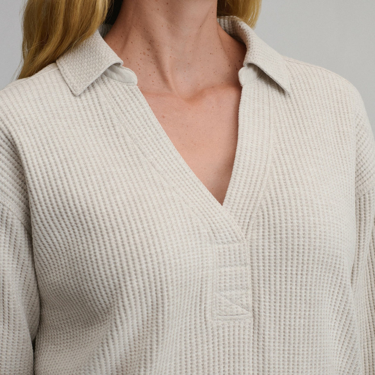 Women's Lounge V-Neck Thermal Crew | Eddie Bauer