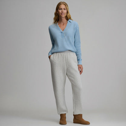 Women's Lounge V-Neck Thermal Crew | Eddie Bauer