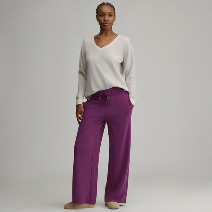 Women's Long-Sleeve V-Neck Boyfriend Thermal Crew | Eddie Bauer