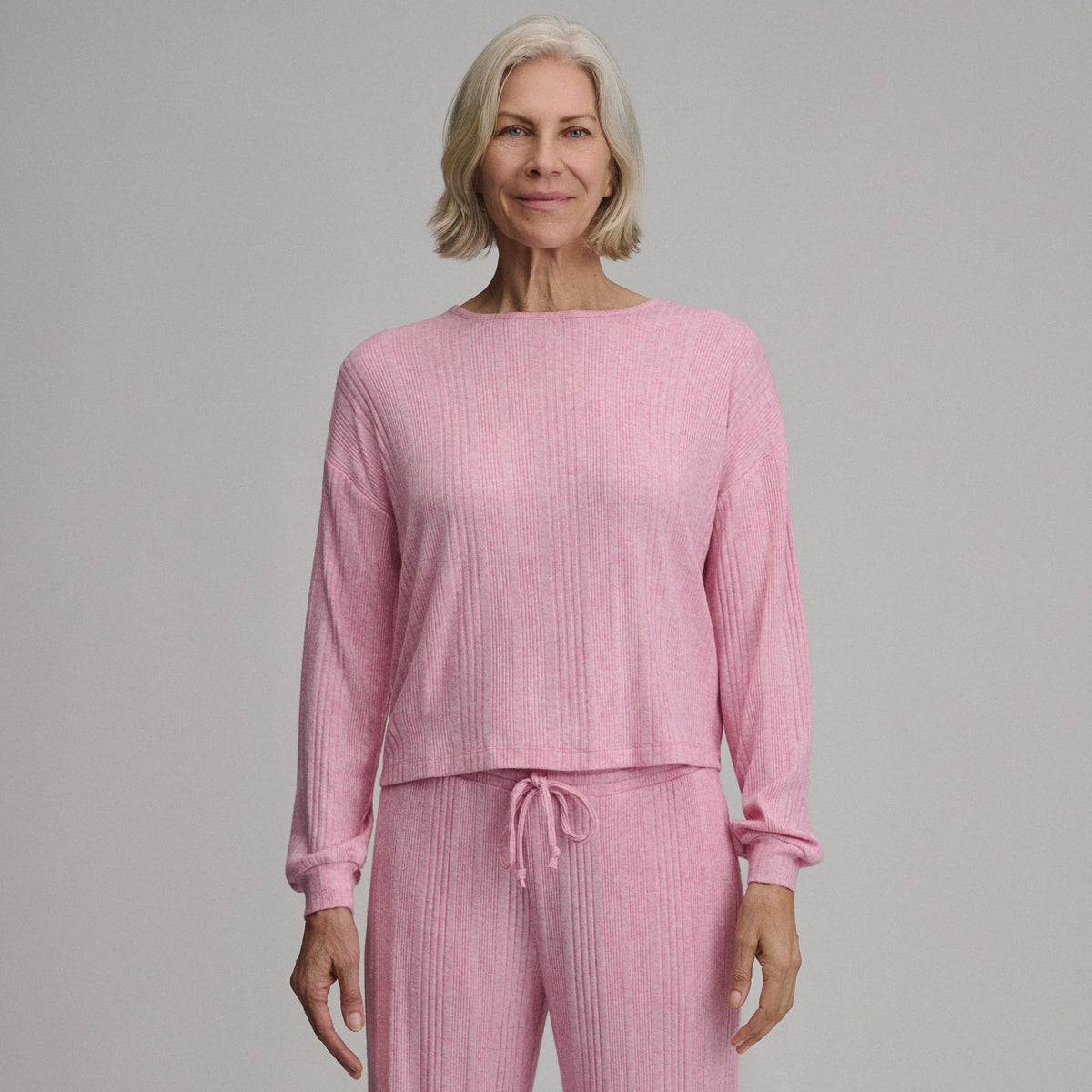 Women's Long-Sleeve Cozy Rib Crew | Eddie Bauer