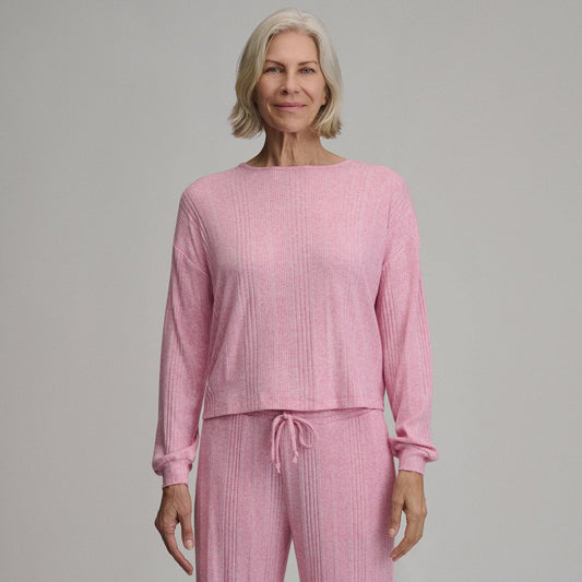 Women's Long-Sleeve Cozy Rib Crew | Eddie Bauer