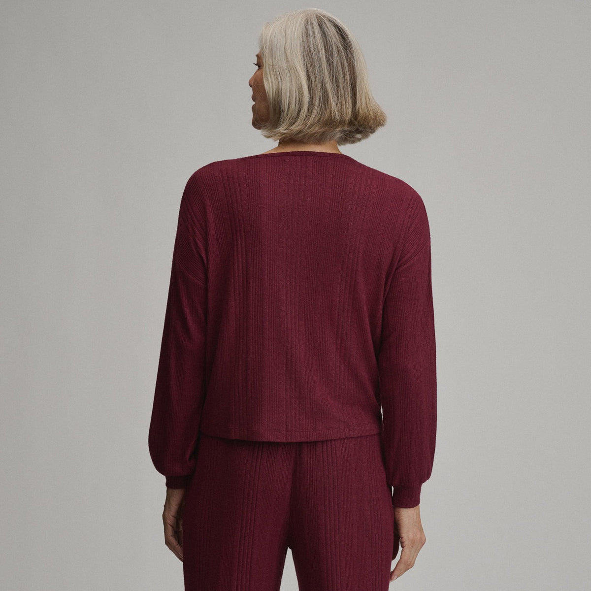Women's Long-Sleeve Cozy Rib Crew | Eddie Bauer