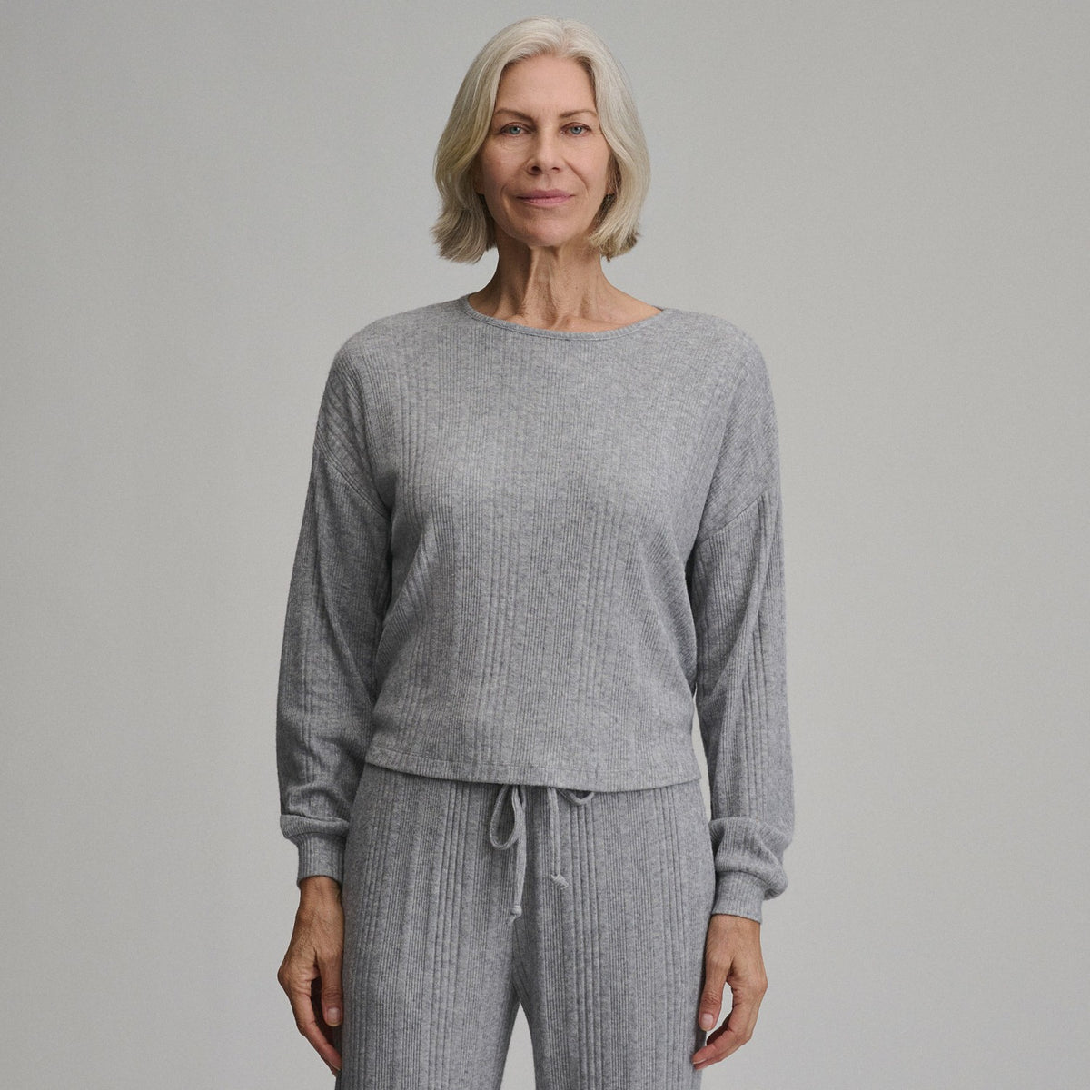 Women's Long-Sleeve Cozy Rib Crew | Eddie Bauer