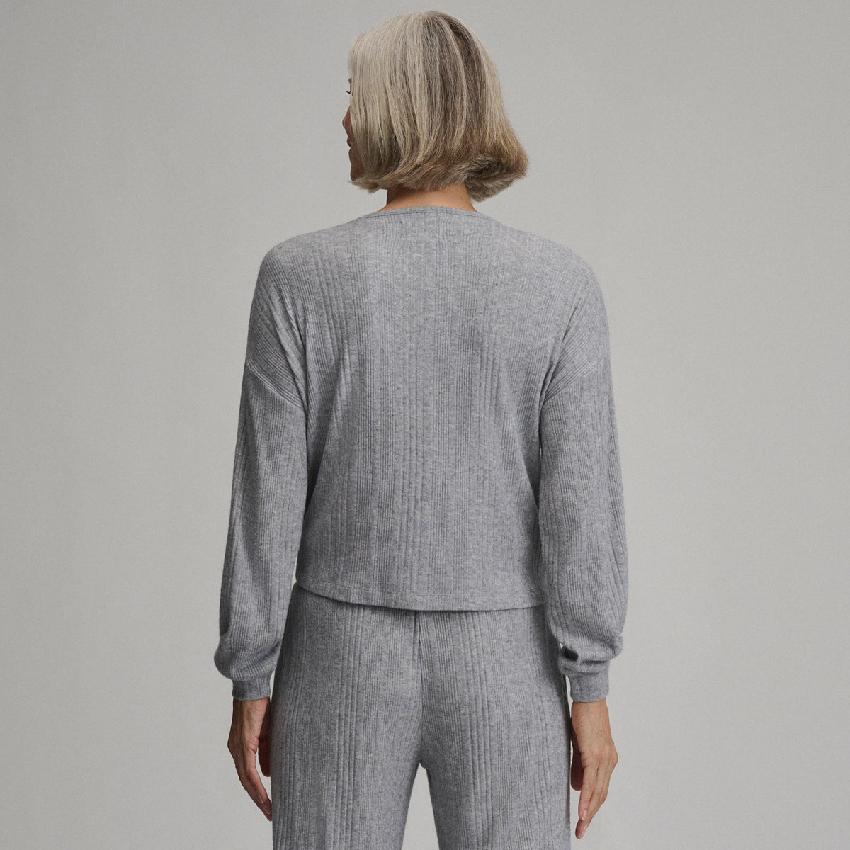 Women's Long-Sleeve Cozy Rib Crew | Eddie Bauer