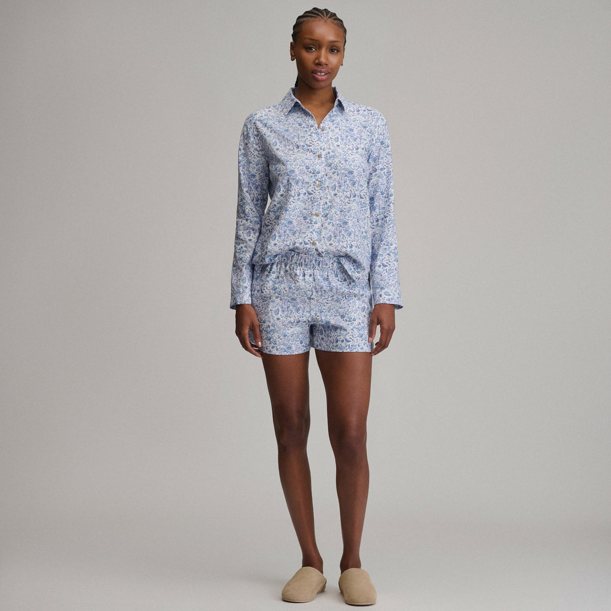 Women's Long-Sleeve Softened Sleep Shirt | Eddie Bauer