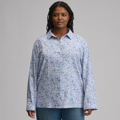 Women's Long-Sleeve Softened Sleep Shirt | Eddie Bauer