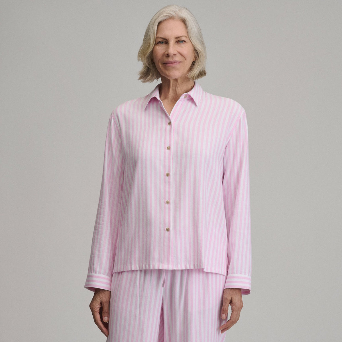 Women's Long-Sleeve Softened Sleep Shirt | Eddie Bauer