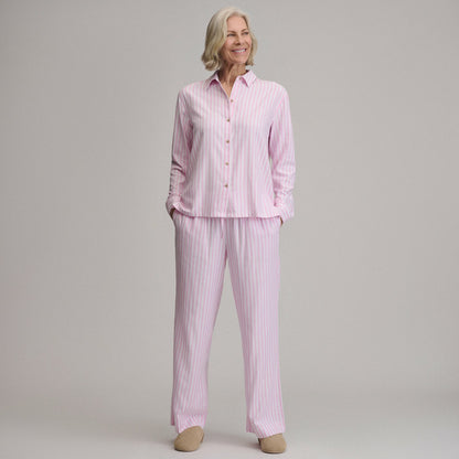 Women's Long-Sleeve Softened Sleep Shirt | Eddie Bauer