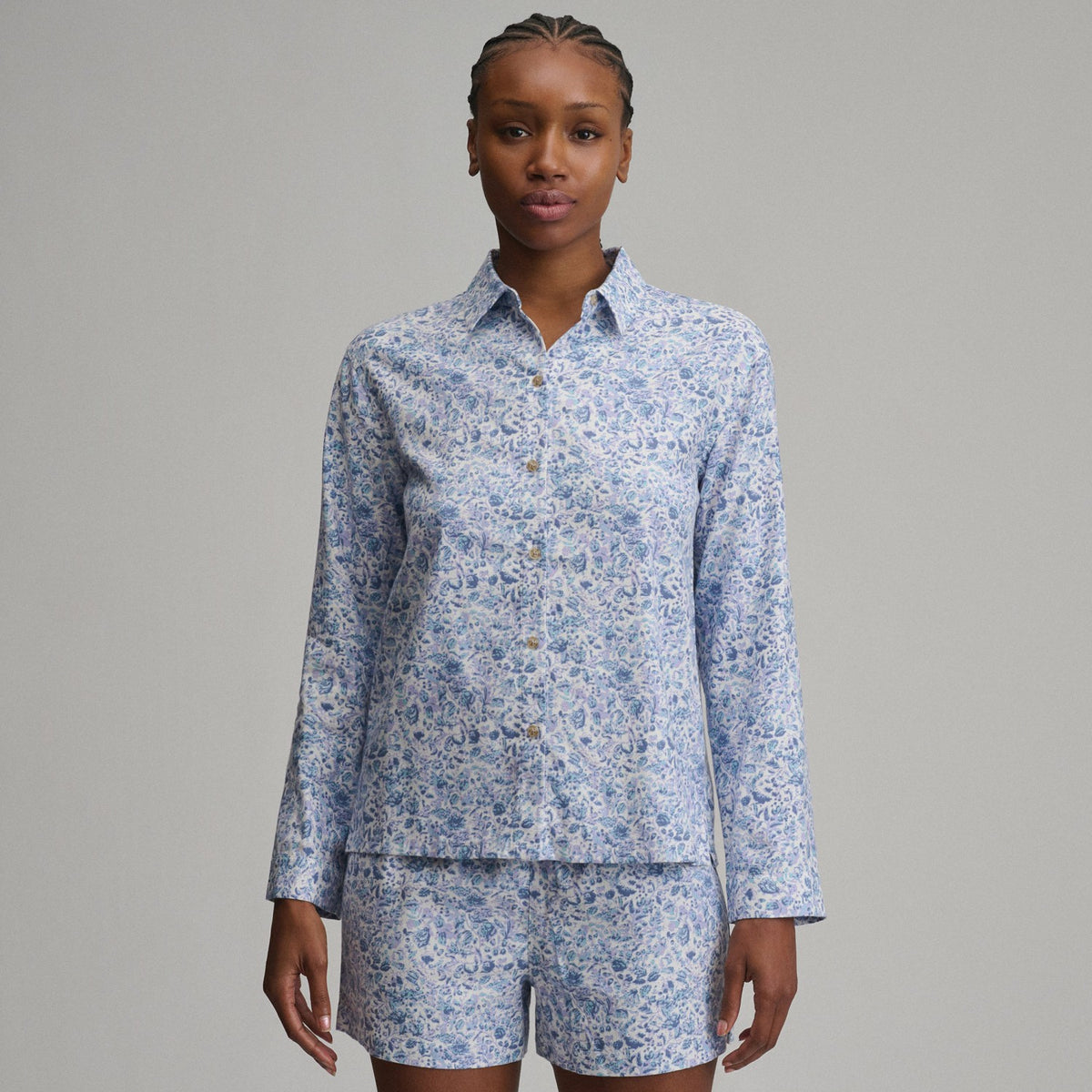 Women's Long-Sleeve Softened Sleep Shirt | Eddie Bauer