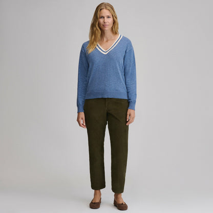 Women's Everyday V-Neck Sweater - Tipped Collar | Eddie Bauer