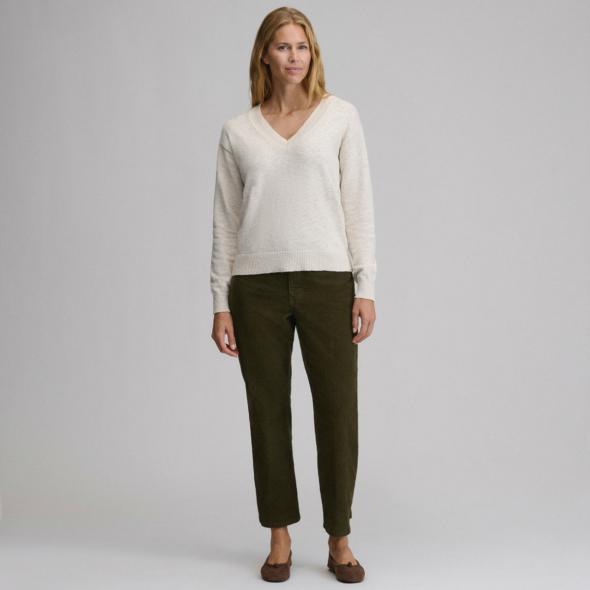 Women's Everyday V-Neck Sweater - Tipped Collar | Eddie Bauer