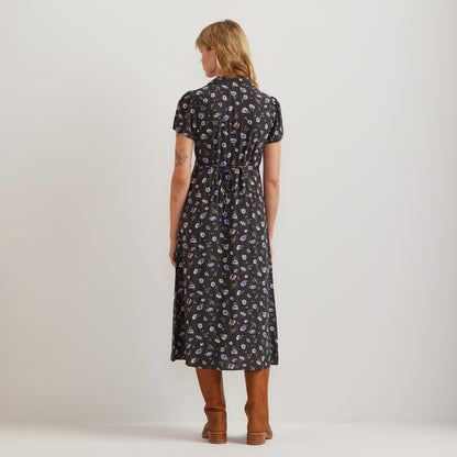 Women's Camp Collar SS Midi Dress | Eddie Bauer