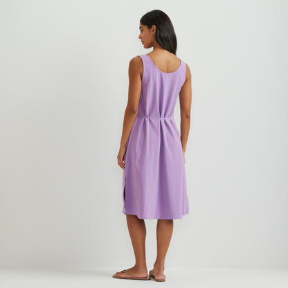 Women's Departure Tie Front Midi Dress | Eddie Bauer