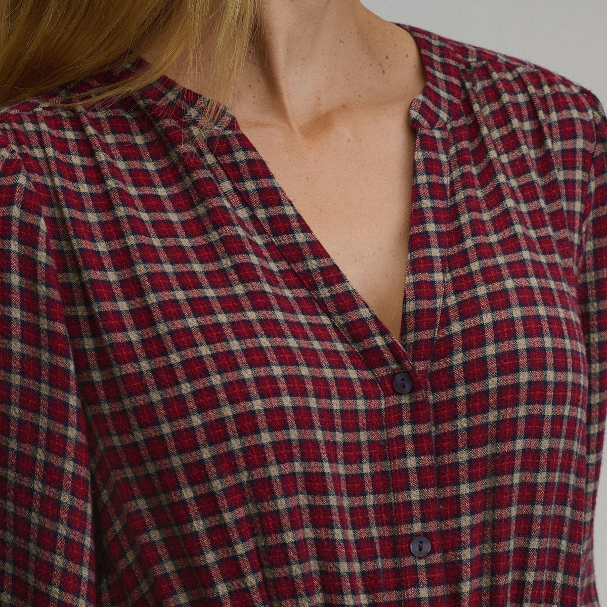 Women's Plaid Button Front Belted Midi Dress | Eddie Bauer