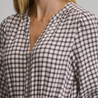 Women's Plaid Button Front Belted Midi Dress | Eddie Bauer