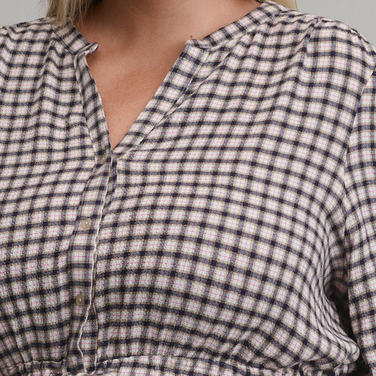 Women's Plaid Button Front Belted Midi Dress | Eddie Bauer