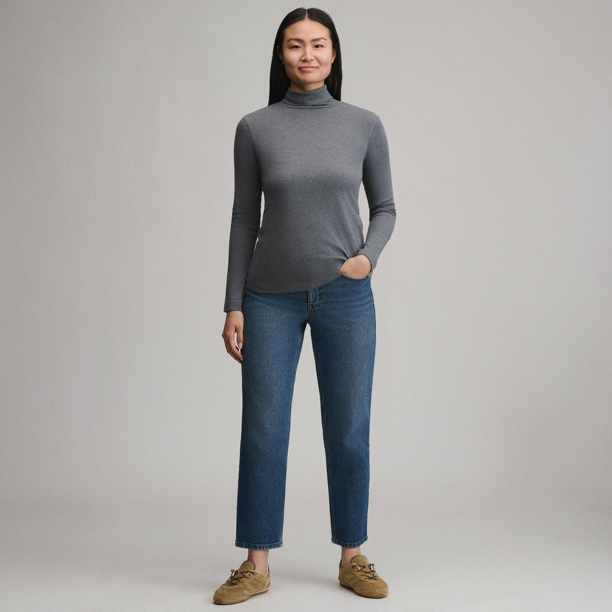 Women's Long-Sleeve Everyday Turtleneck | Eddie Bauer