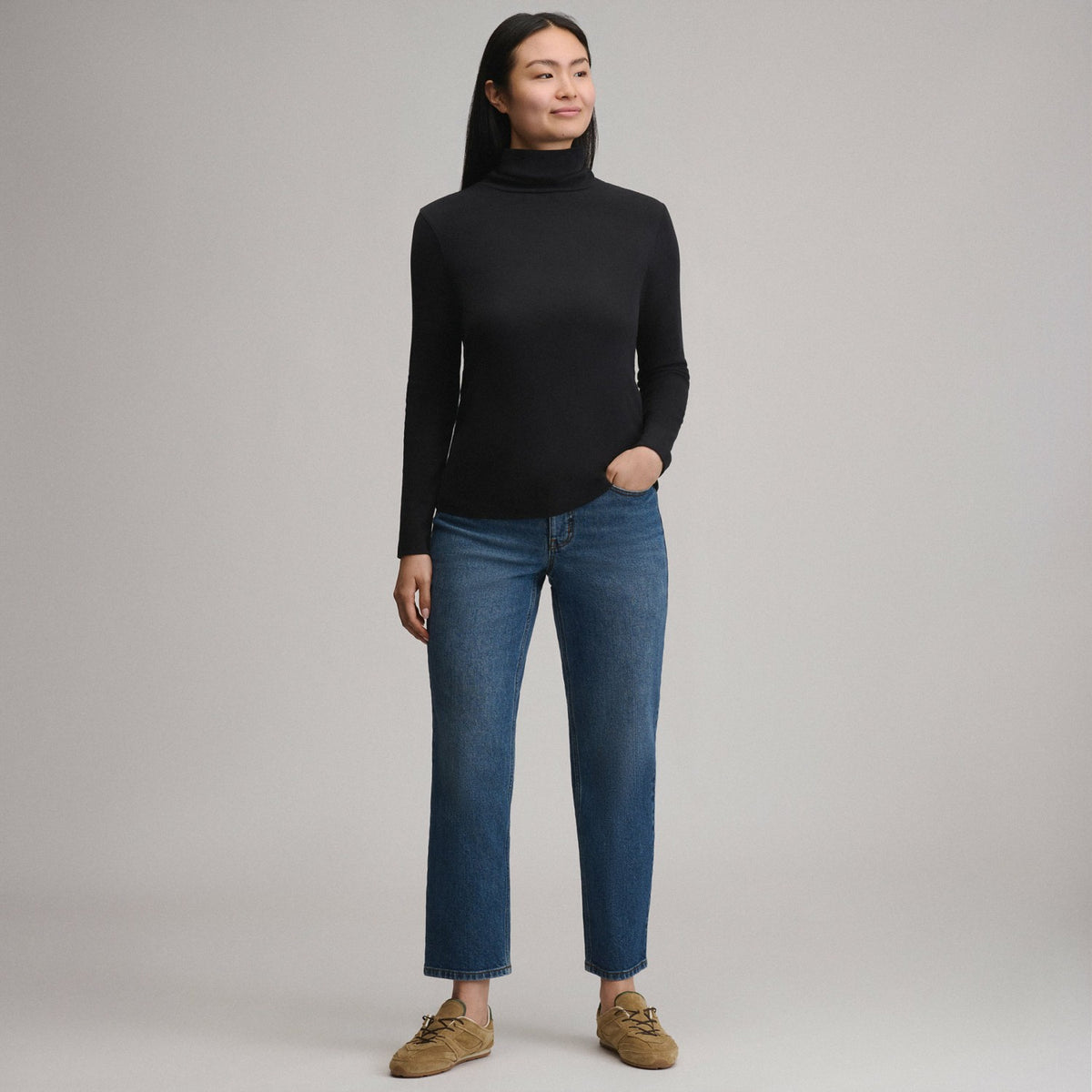 Women's Long-Sleeve Everyday Turtleneck | Eddie Bauer