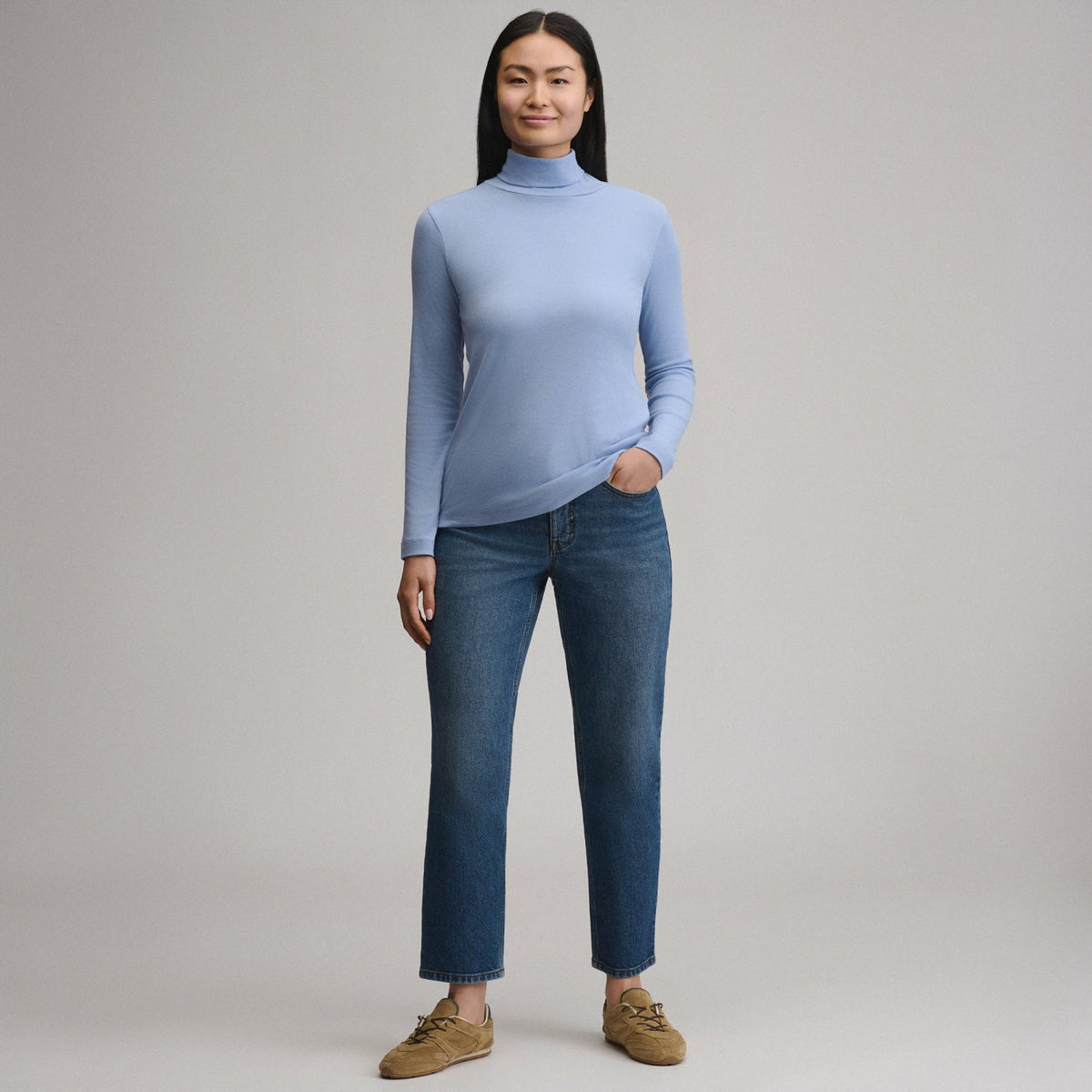 Women's Long-Sleeve Everyday Turtleneck | Eddie Bauer