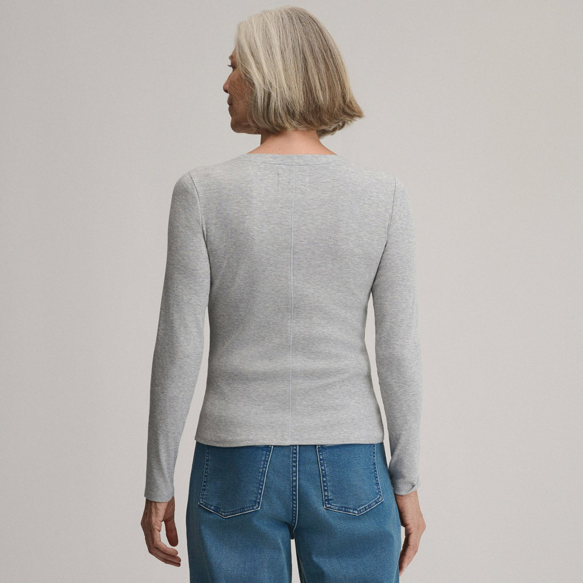 Women's Softline Rib Long-Sleeve Henley | Eddie Bauer