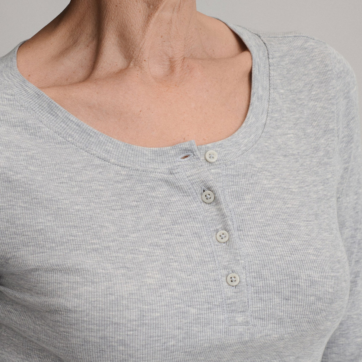 Women's Softline Rib Long-Sleeve Henley | Eddie Bauer
