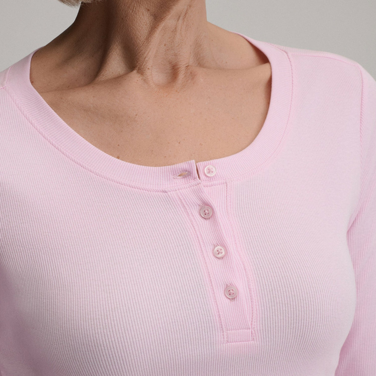Women's Softline Rib Long-Sleeve Henley | Eddie Bauer