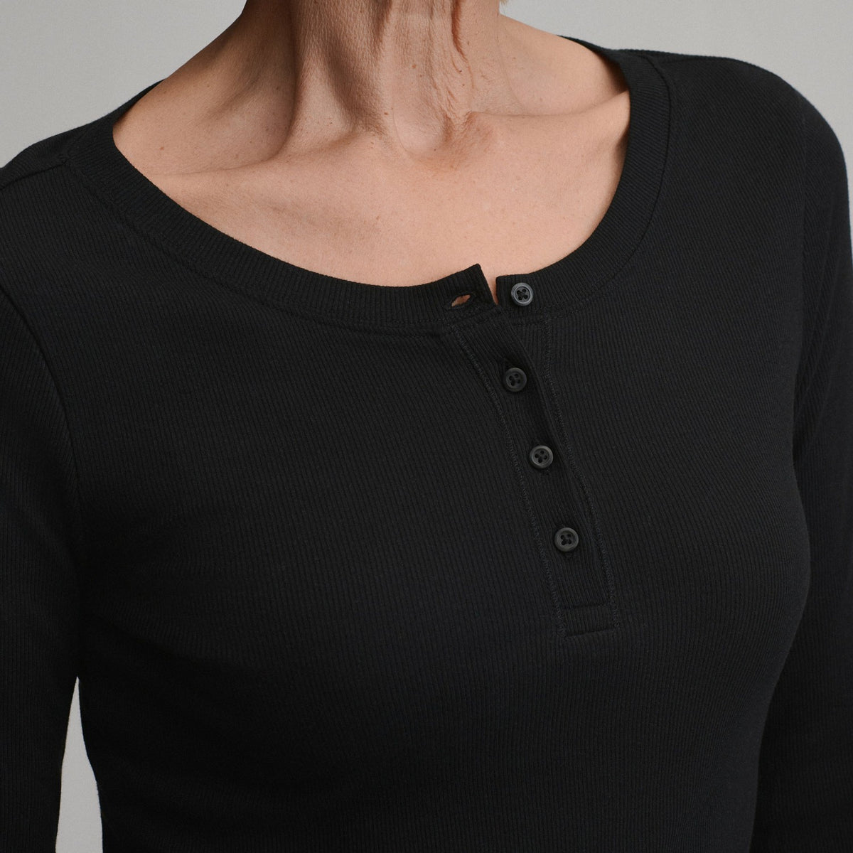 Women's Softline Rib Long-Sleeve Henley | Eddie Bauer