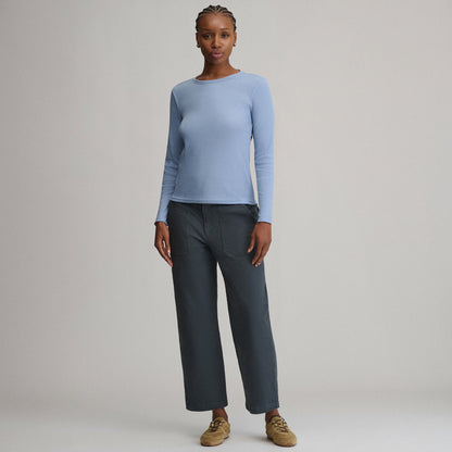 Women's Softline Rib Long-Sleeve Crew | Eddie Bauer
