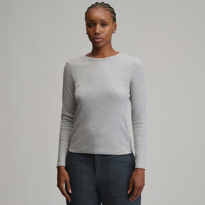 Women's Softline Rib Long-Sleeve Crew | Eddie Bauer