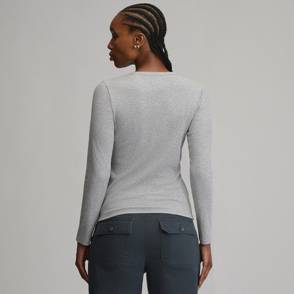 Women's Softline Rib Long-Sleeve Crew | Eddie Bauer