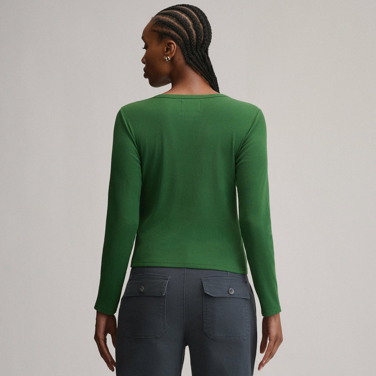 Women's Softline Rib Long-Sleeve Crew | Eddie Bauer