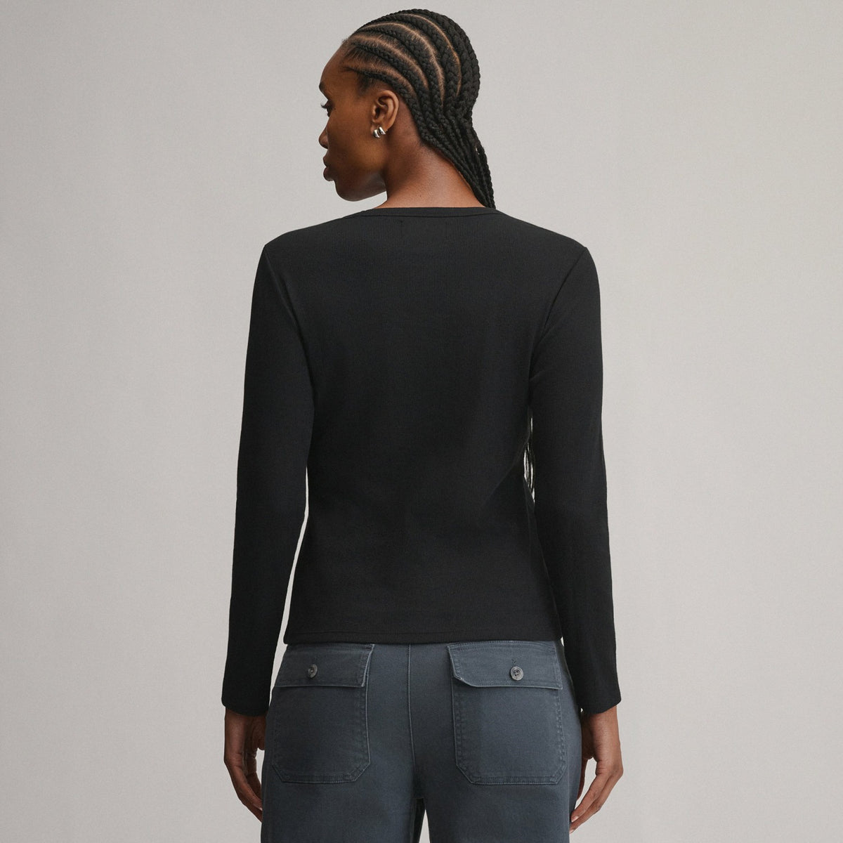 Women's Softline Rib Long-Sleeve Crew | Eddie Bauer