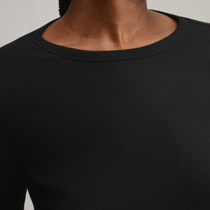 Women's Softline Rib Long-Sleeve Crew | Eddie Bauer