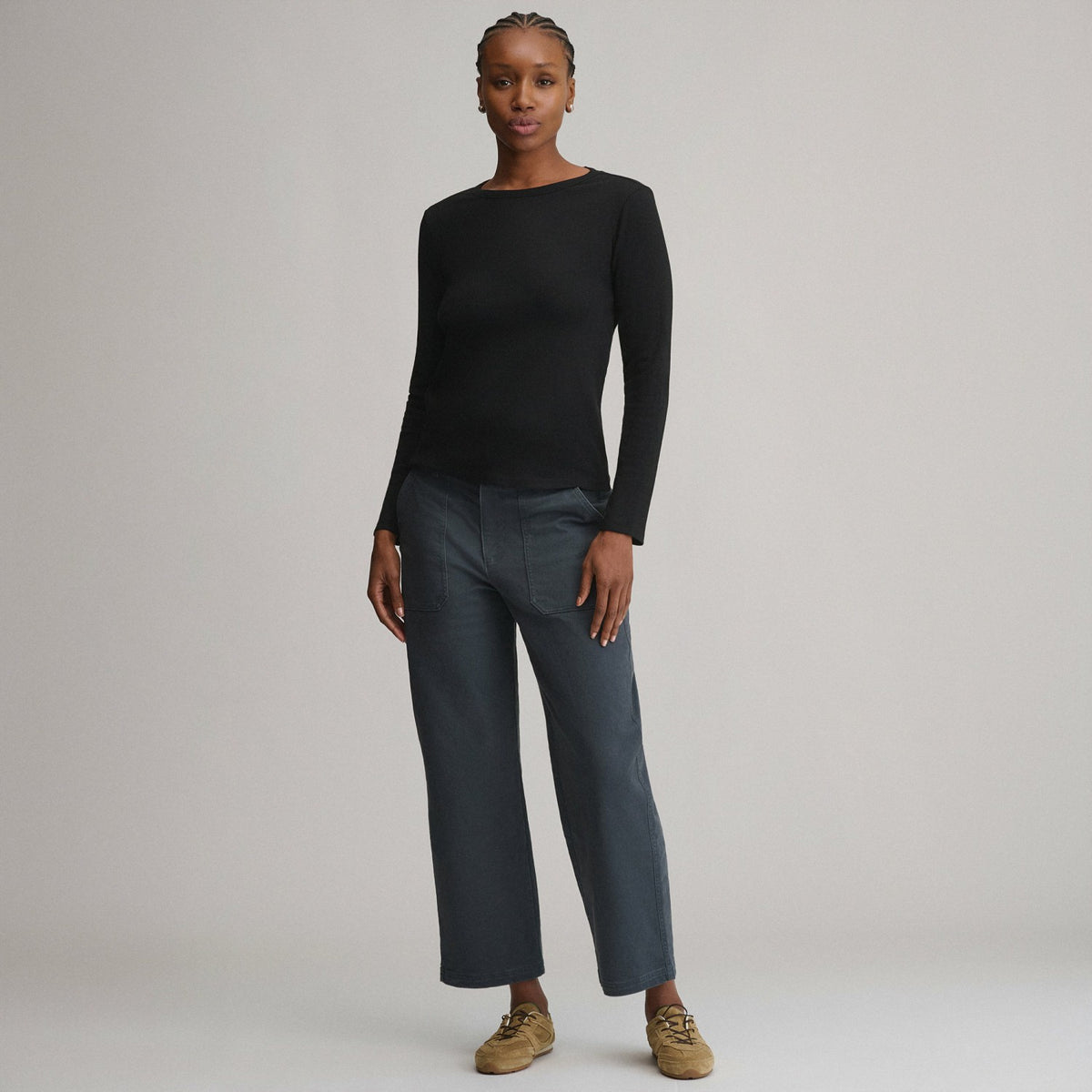 Women's Softline Rib Long-Sleeve Crew | Eddie Bauer