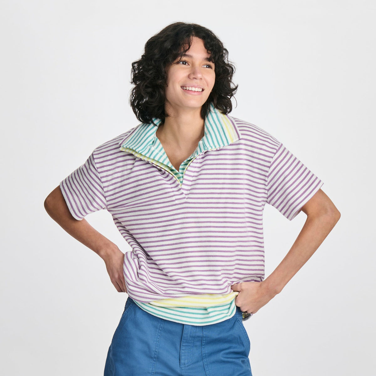 Women's Northport Textured SS Slub | Eddie Bauer