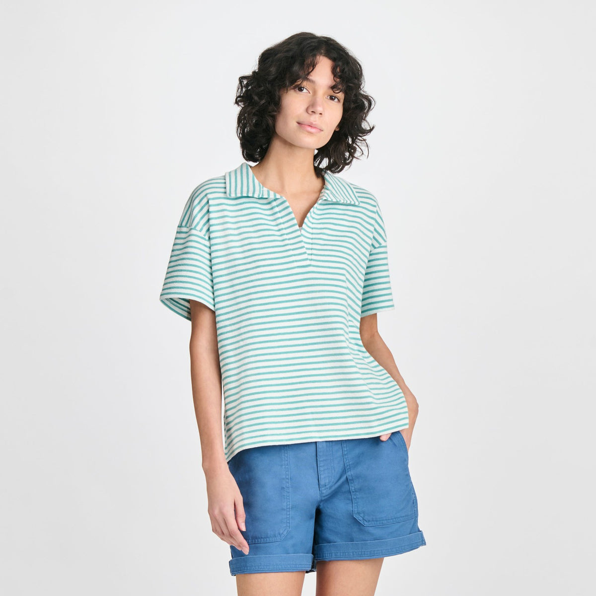 Women's Northport Textured SS Slub | Eddie Bauer