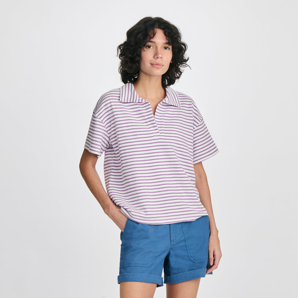 Women's Northport Textured SS Slub | Eddie Bauer