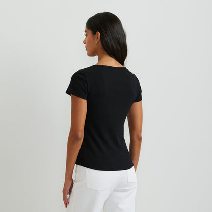 Women's Pointelle Dobby SS | Eddie Bauer