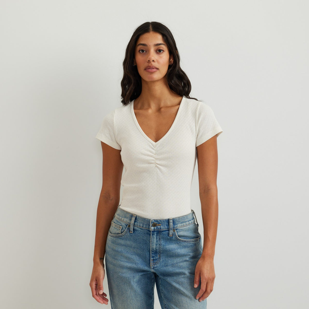 Women's Pointelle Dobby SS | Eddie Bauer