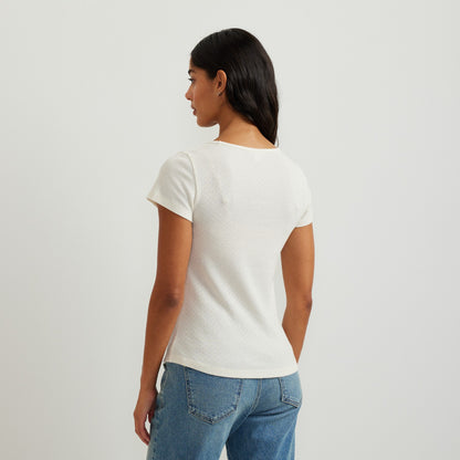 Women's Pointelle Dobby SS | Eddie Bauer