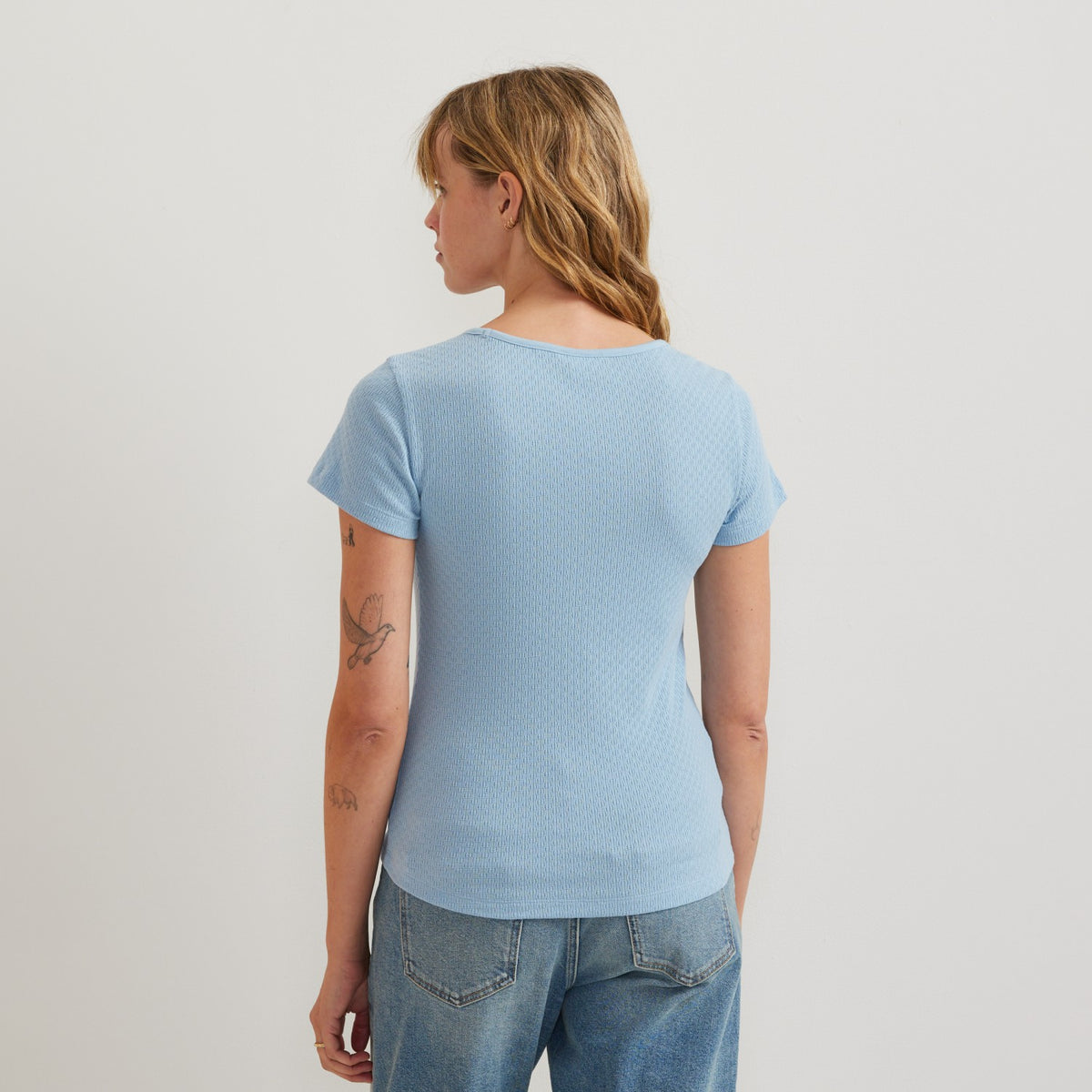 Women's Pointelle Dobby SS | Eddie Bauer