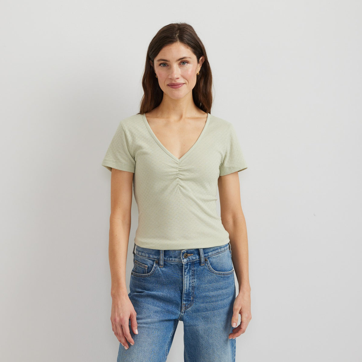 Women's Pointelle Dobby SS | Eddie Bauer