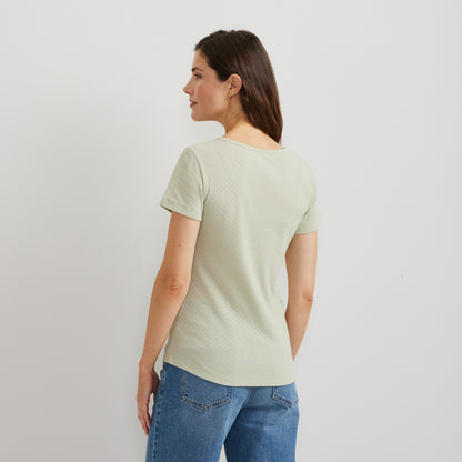 Women's Pointelle Dobby SS | Eddie Bauer