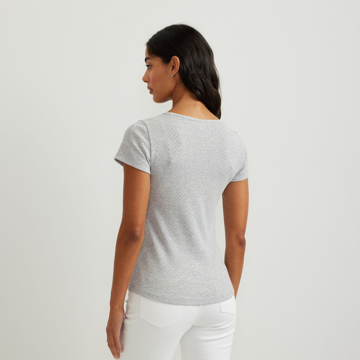 Women's Pointelle Dobby SS | Eddie Bauer