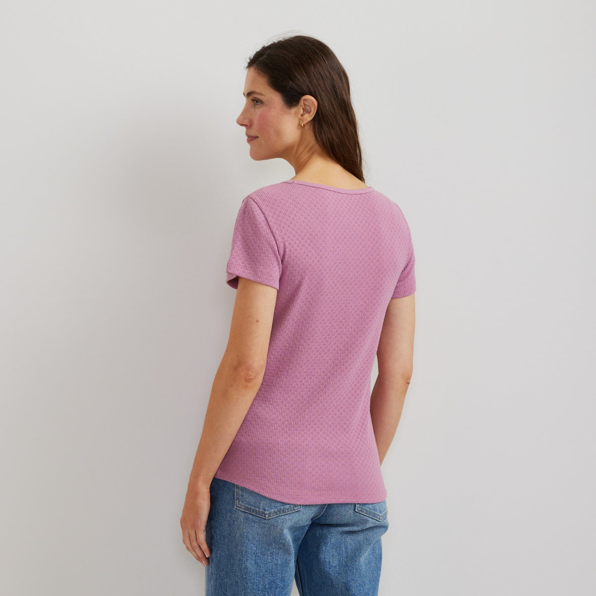 Women's Pointelle Dobby SS | Eddie Bauer
