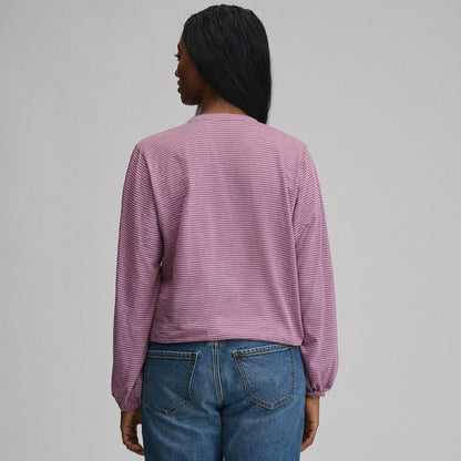 Women's Long-Sleeve Button Front Drawstring Hem Top | Eddie Bauer