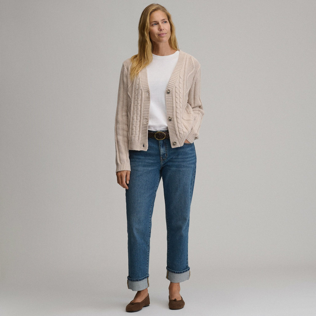 Women's Everloft Cable Cardigan Sweater | Eddie Bauer